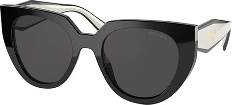 prada women black sunglasses|black and white prada sunglasses.